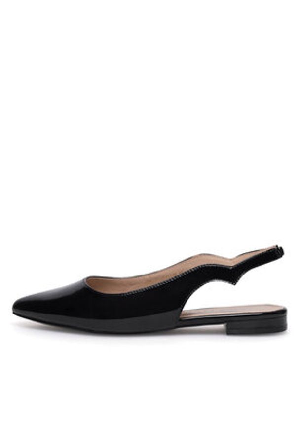 Sergio Bardi Baleriny WFA1572-21Z-SB Czarny. Kolor: czarny. Materiał: skóra, lakier