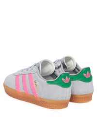 Adidas - adidas Sneakersy Gazelle Comfort Closure Elastic Laces IH6477 Szary. Kolor: szary. Materiał: skóra, zamsz. Model: Adidas Gazelle #5