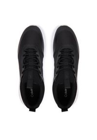 Calvin Klein Sneakersy Eva Runner Laceup Sock Mat Mix YM0YM01443 Czarny. Kolor: czarny. Materiał: materiał #2