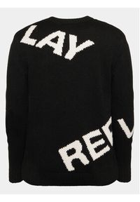 Replay Sweter UK2514.000.G2897J Czarny Regular Fit. Kolor: czarny. Materiał: syntetyk #8