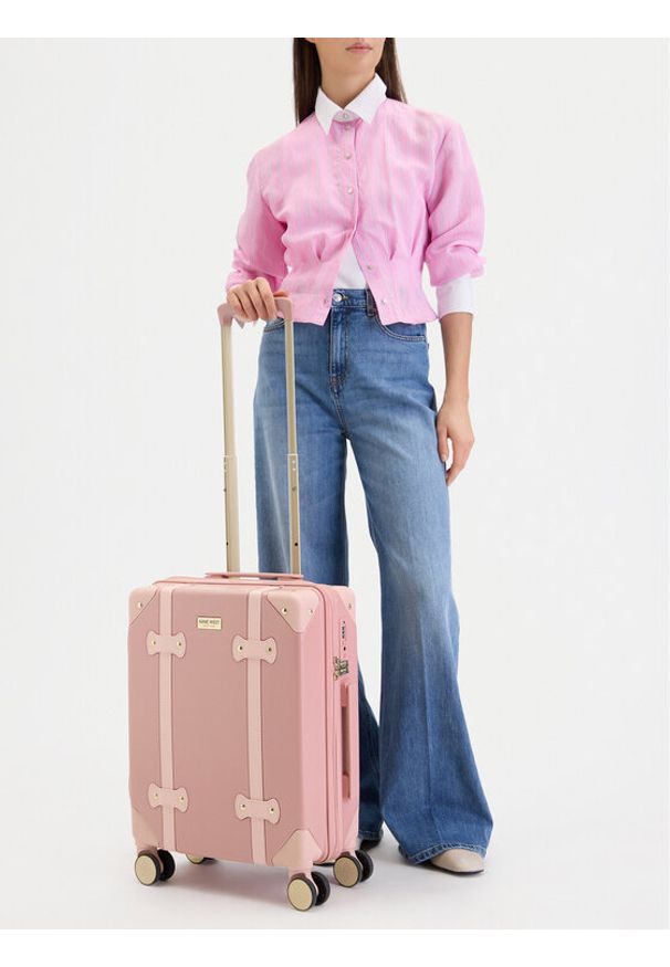Nine West Walizka kabinowa CEO-NW-S-007-09 PINK Różowy. Kolor: różowy