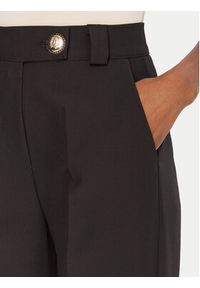 Maryley Spodnie materiałowe 25IB563/43NE Czarny Regular Fit. Kolor: czarny. Materiał: syntetyk #3
