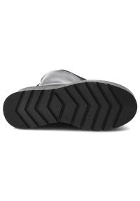 Czarne Botki Maciejka Stylowe Buty Damskie Na Platformie. Okazja: na co dzień. Kolor: czarny. Materiał: skóra. Szerokość cholewki: normalna. Obcas: na platformie. Styl: elegancki #3