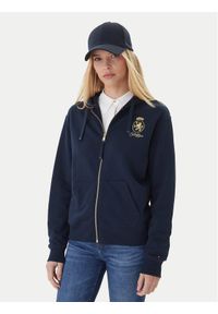 TOMMY HILFIGER - Tommy Hilfiger Bluza WW0WW46126 Granatowy Regular Fit. Kolor: niebieski. Materiał: bawełna #1
