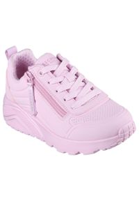 skechers - Buty sportowe Sneakersy dziewczęce, Uno Lite - Easy Zip. Kolor: różowy. Materiał: syntetyk, materiał. Styl: sportowy. Model: Skechers Sport. Sport: turystyka piesza #1