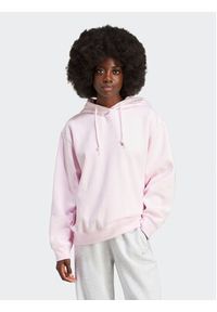 Adidas - adidas Bluza adicolor Essentials IR5927 Różowy Oversize. Kolor: różowy. Materiał: bawełna #5