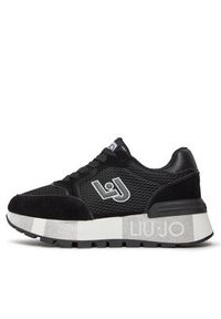 Liu Jo Sneakersy Amazing 25 BA4005 PX303 Czarny. Kolor: czarny. Materiał: materiał