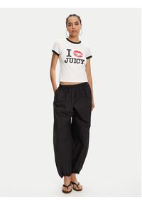 Juicy Couture T-Shirt I Kiss JCWCT125318 Biały Slim Fit. Kolor: biały. Materiał: bawełna #3
