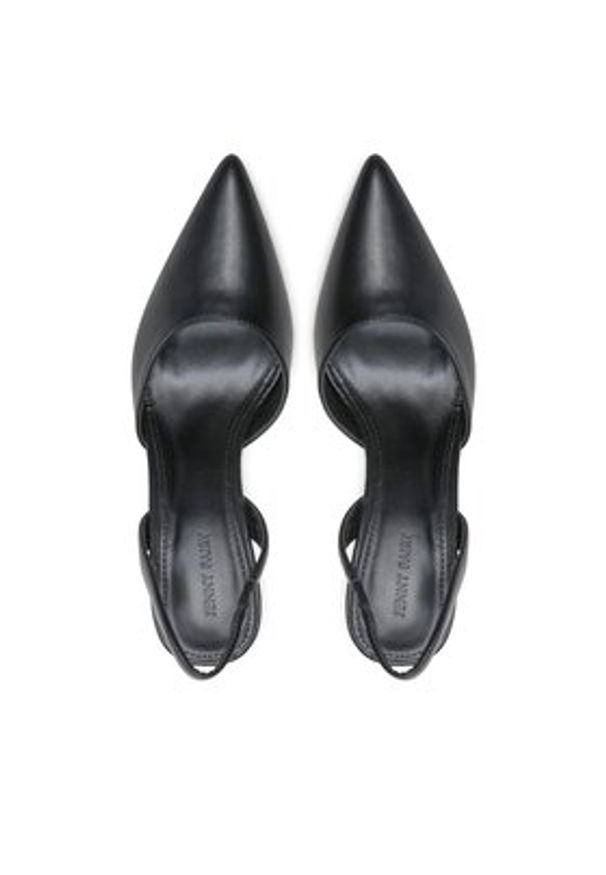 Jenny Fairy Sandały LS5925-01 Czarny. Kolor: czarny. Materiał: skóra