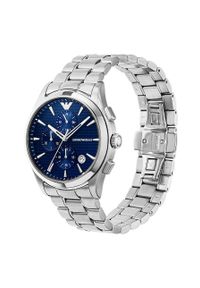 Emporio Armani zegarek męski kolor srebrny. Kolor: srebrny. Materiał: materiał #6
