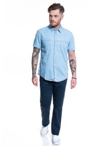 Mustang - MUSTANG Chris Denim Shirt 1009568 5000 200. Materiał: denim #3