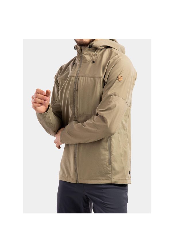 Fjällräven - Kurtka przeciwwiatrowa męska Fjallraven Abisko Midsummer Jacket. Kolor: beżowy