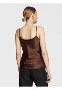 Marella Top Rolf 31660129 Brązowy Regular Fit. Kolor: brązowy. Materiał: syntetyk