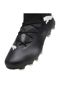 Buty piłkarskie Puma Future 7 Match FG/AG M 107715 02 czarne. Kolor: czarny. Materiał: dzianina, syntetyk. Szerokość cholewki: normalna. Sport: piłka nożna #2