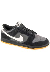 Nike - Buty sportowe Sneakersy męskie, Dunk Low Retro SE. Kolor: czarny. Sport: turystyka piesza