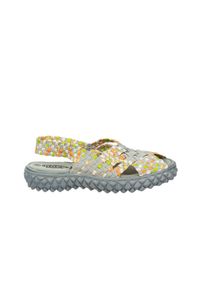 Rock Spring - Sandały Rock Dakota Grey Veggie 032053, Szary, Materiał - 40. Zapięcie: pasek. Kolor: szary. Materiał: tkanina. Wzór: paski. Sezon: lato. Styl: rockowy #1