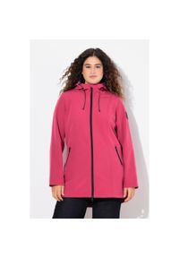 ULLA POPKEN - Damskie Kurtka softshell HYPRAR wodoodporna podszewka z polaru. Kolekcja: plus size. Kolor: różowy. Materiał: poliester, elastan, materiał. Sport: turystyka piesza #1
