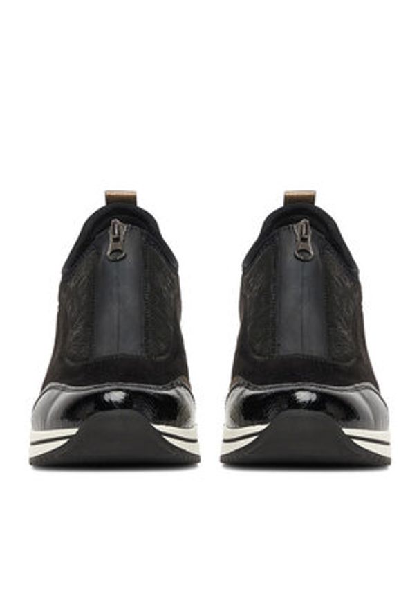Remonte Sneakersy D0T08-02 Czarny. Kolor: czarny. Materiał: materiał