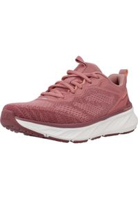skechers - Kapcie SKECHERS EDGERIDE Rose. Kolor: różowy. Materiał: syntetyk, tkanina. Styl: sportowy