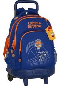 Valencia Basket Torba szkolna z kółkami Compact Valencia Basket Niebieski Pomarańczowy. Kolor: niebieski, wielokolorowy, pomarańczowy #1