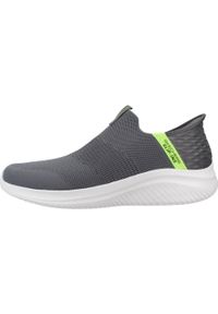 skechers - Buty Mężczyzna Skechers Slipins: Ultra Flex 3.0 Viewpoint szary. Kolor: szary