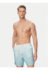 Guess Szorty kąpielowe F6GT19 WN172 Turkusowy Regular Fit. Kolor: turkusowy. Materiał: poliamid #3