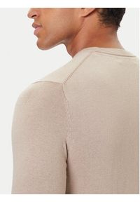 Guess Sweter M5YR26 Z0122 Beżowy Slim Fit. Kolor: beżowy. Materiał: syntetyk #4