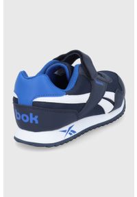 Reebok Classic Buty dziecięce GX0909 kolor granatowy. Nosek buta: okrągły. Zapięcie: sznurówki. Kolor: niebieski. Materiał: guma. Model: Reebok Classic #2