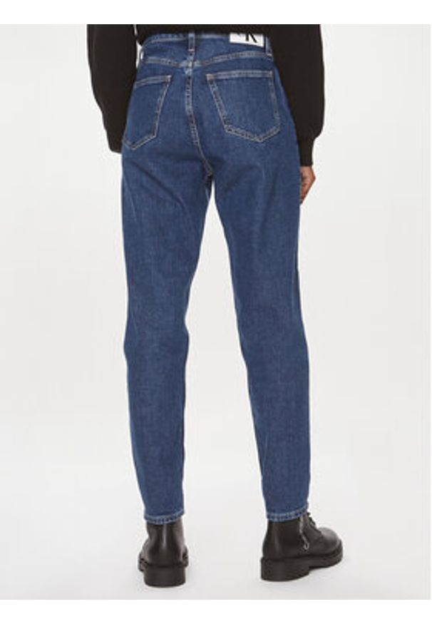 Calvin Klein Jeans Jeansy J20J221589 Niebieski Mom Fit. Kolor: niebieski