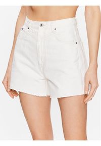Pepe Jeans Szorty jeansowe Rachel Short PL801001TB5 Biały Regular Fit. Kolor: biały #1