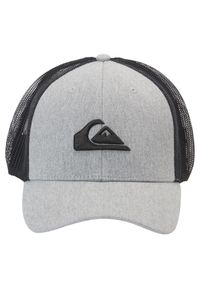 Quiksilver - dla Mężczyzn GROUNDER Szary. Kolor: szary. Materiał: materiał, poliester, bawełna. Wzór: ze splotem