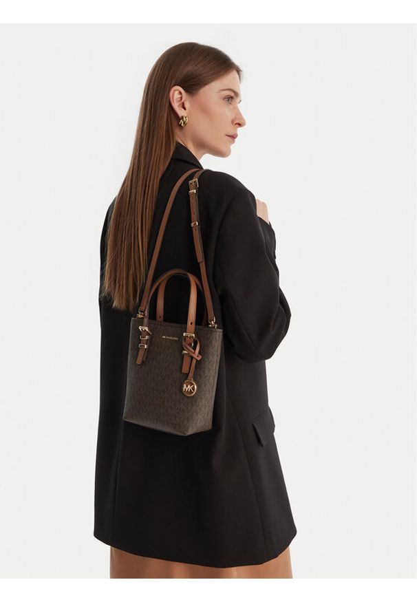 MICHAEL Michael Kors Torebka 32T5GQNC0B Brązowy. Kolor: brązowy. Materiał: skórzane