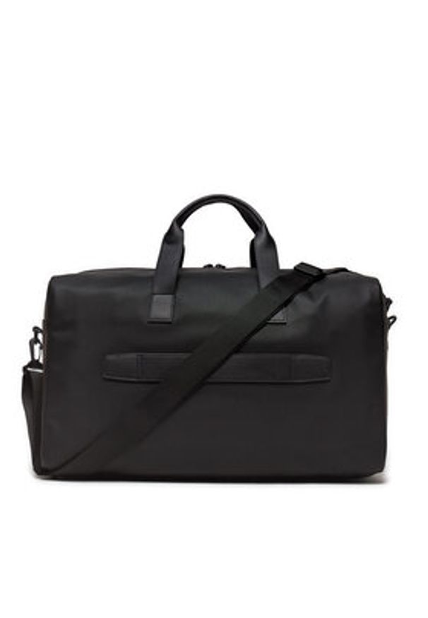 TOMMY HILFIGER - Tommy Hilfiger Torba weekendowa Th Pique Duffle AM0AM11779 Czarny. Kolor: czarny. Materiał: skóra