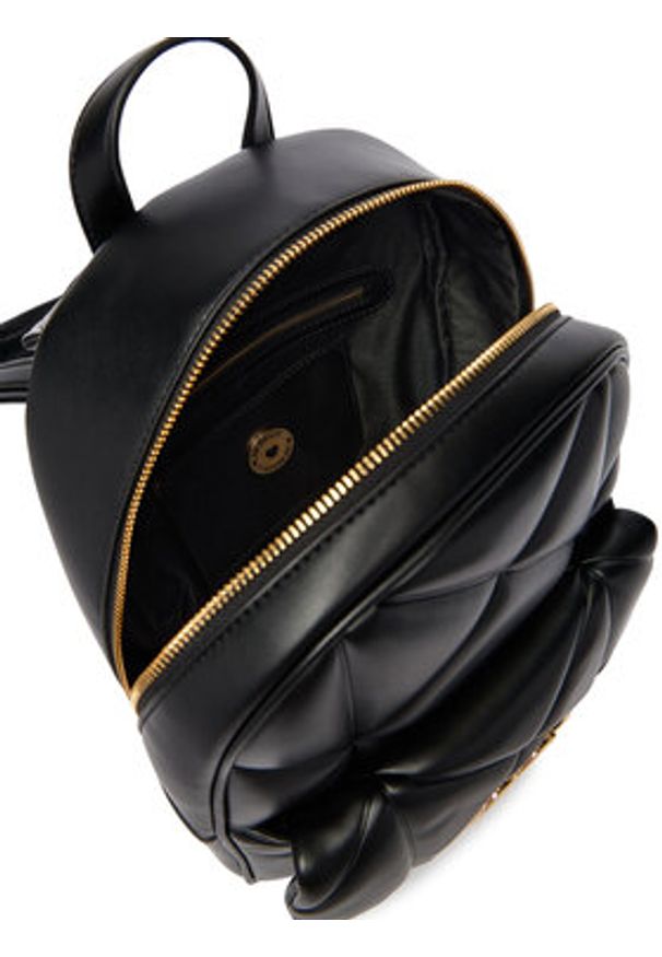 Love Moschino - LOVE MOSCHINO Plecak JC4037PP1OLC0000 Czarny. Kolor: czarny. Materiał: skóra