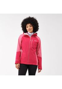 Regatta - Damska kurtka trekkingowa przeciwdeszczowa Highton Stretch IV. Kolor: różowy