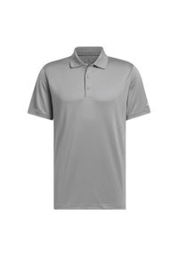 Adidas - Koszulka Core adidas Performance Primegreen Polo. Typ kołnierza: polo. Kolor: szary. Materiał: materiał