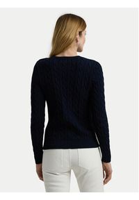 Lauren Ralph Lauren - LAUREN RALPH LAUREN Sweter 200932223003 Granatowy Regular Fit. Kolor: niebieski. Materiał: bawełna #4