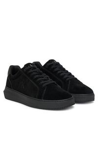 Calvin Klein Jeans Sneakersy Chunky Cupsole Su YM0YM01299 Czarny. Kolor: czarny. Materiał: zamsz, skóra #4