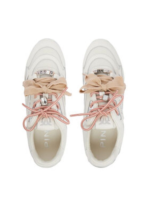 Pinko - PINKO Sneakersy Yulia 01 SS0185 P132 Biały. Kolor: biały. Materiał: skóra