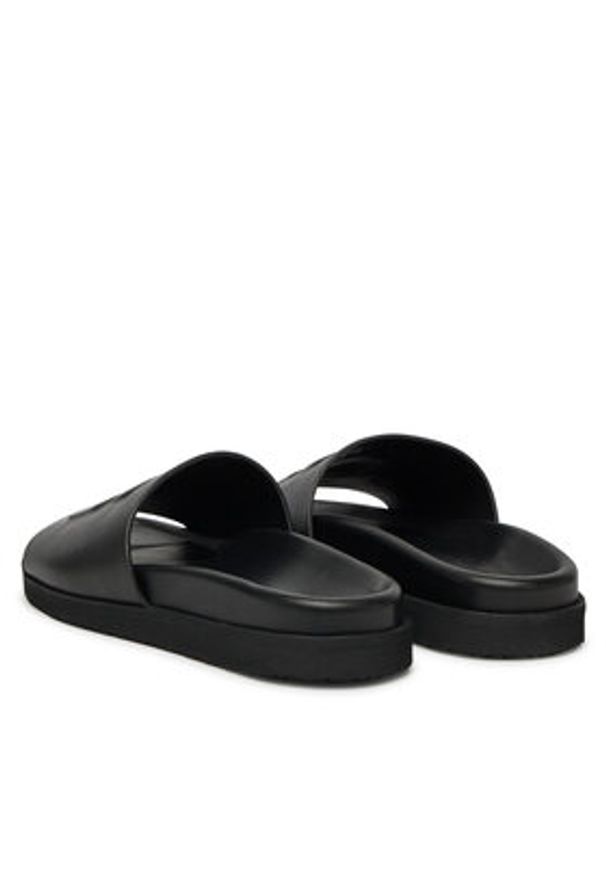 G-Star RAW - G-Star Raw Klapki CARLA-25SS496 Czarny. Kolor: czarny. Materiał: skóra