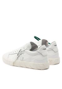 OFF-WHITE - Off-White Sneakersy Low Vulcanized IA178S22LEA0020101 Biały. Kolor: biały. Materiał: skóra #7