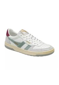 Buty do chodzenia damskie Gola Hawk 2024. Kolor: biały. Materiał: materiał, skóra. Szerokość cholewki: normalna. Sport: turystyka piesza