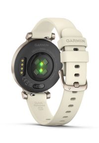 GARMIN - Garmin Lily 2 kremowo-złoty. Kolor: złoty, kremowy, wielokolorowy. Materiał: skóra, nylon. Styl: elegancki