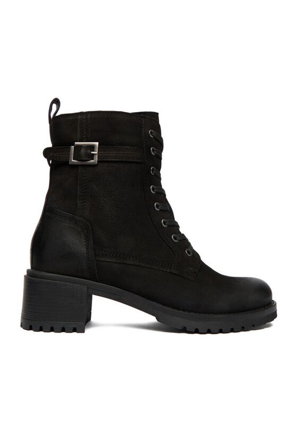 Lasocki Trzewiki CEO-WI23-TR24-05 Czarny. Kolor: czarny. Materiał: nubuk, skóra