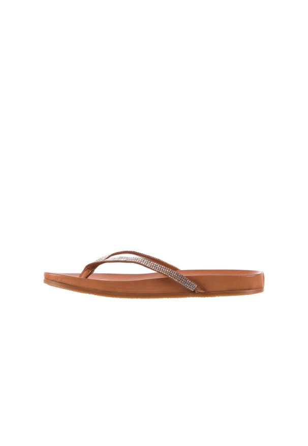 Bayla-163 17-189 Tan. Okazja: na co dzień. Kolor: brązowy. Materiał: skóra. Wzór: aplikacja. Styl: casual