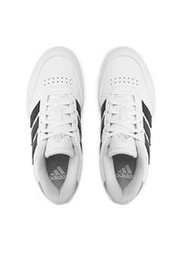 Adidas - adidas Sneakersy Courtblock IF6493 Biały. Kolor: biały. Materiał: skóra #5