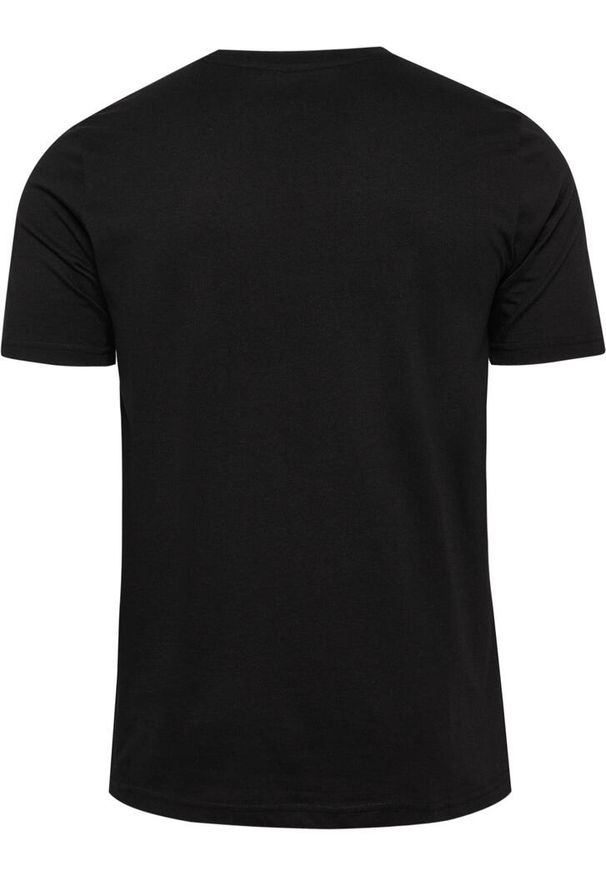 Koszulka z logo Hummel Graphic. Kolor: czarny. Materiał: bawełna. Sport: fitness