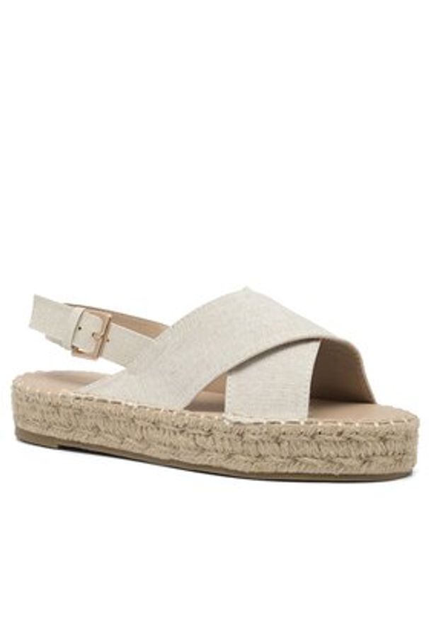 Jenny Fairy Espadryle WSS990-201EOB Beżowy. Kolor: beżowy. Materiał: materiał