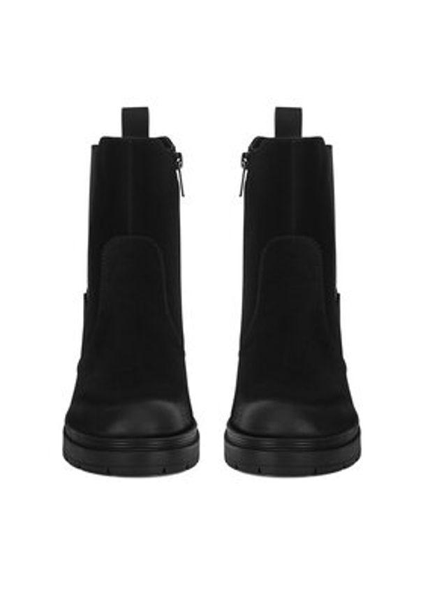 Jenny Fairy Botki WS6181-05 Czarny. Kolor: czarny. Materiał: skóra