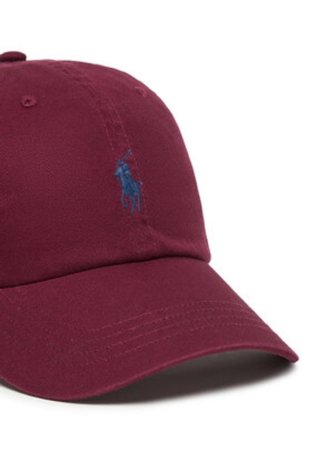 Polo Ralph Lauren Czapka z daszkiem 211912843011 Fioletowy. Kolor: fioletowy. Materiał: bawełna